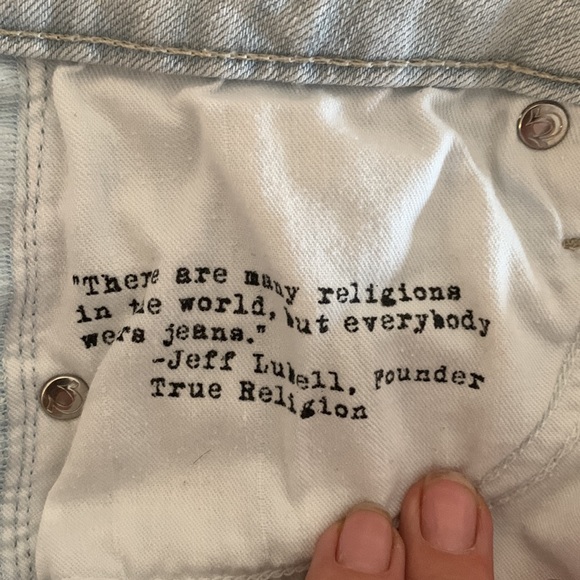 Beautiful Italian made True Religion Gina jeans - Picture 13 of 13